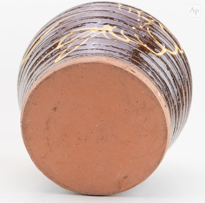 Lot 145 - CLIVE BOWEN (born 1943); a slipware jar and...