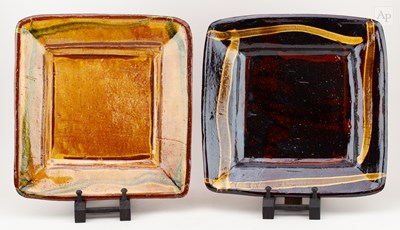 Lot 141 - CLIVE BOWEN (born 1943); a pair of square...