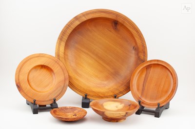 Lot 751 - FRANCIS DEAS; a large turned tulip tree bowl,...