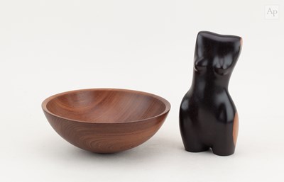 Lot 755 - RICHARD RAFFAN (born 1943); a turned bowl,...