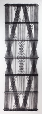 Lot 758 - PETER COLLINGWOOD (1922-2008); a black...