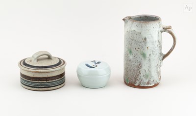 Lot 20 - ANDREW MARSHALL (born 1952); a stoneware jug...