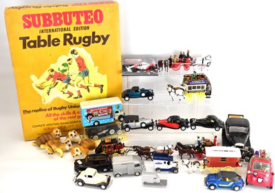 Lot 313 - A quantity of mixed diecast and other vintage...