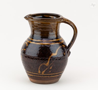 Lot 137 - CLIVE BOWEN (born 1943); a bellied slipware...