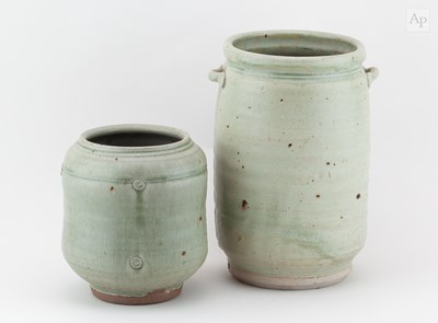 Lot 188 - ARTHUR GRIFFITHS (1928-2016); a stoneware twin...