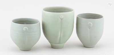 Lot 176 - ARTHUR GRIFFITHS (1928-2016); a graduated trio...