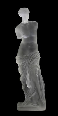 Lot 267 - LALIQUE FRANCE; a frosted glass model of...