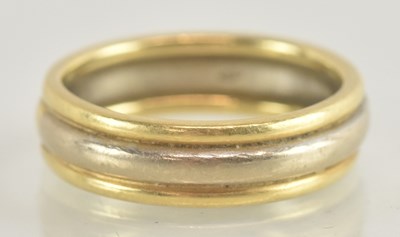 Lot 1222 - An 18ct yellow and white gold diamond set...