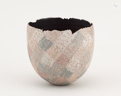 Lot 134 - CLARE CONRAD (born 1948); a small stoneware...