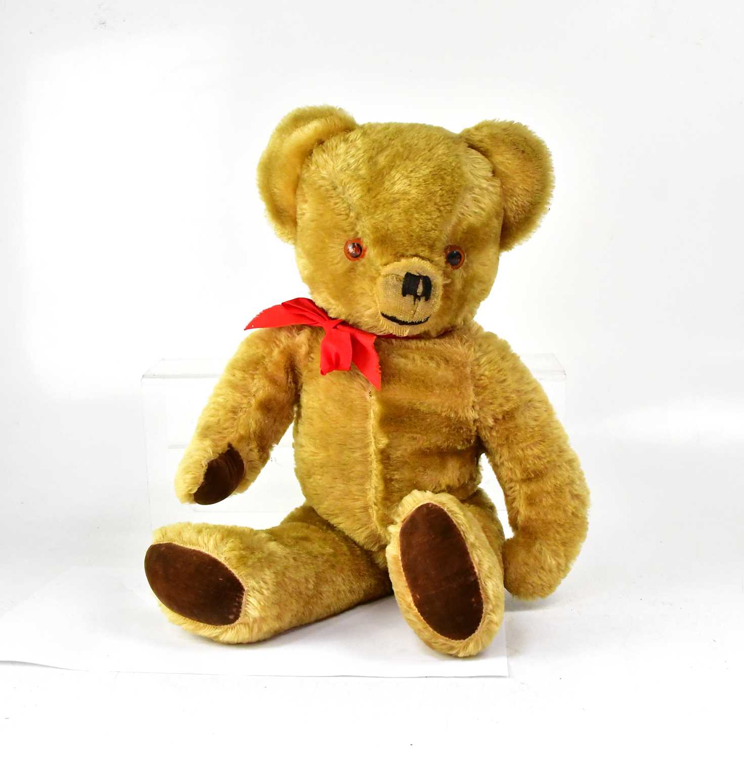 Lot 422 - DEANS RAGBOOK; a large vintage blonde teddy...