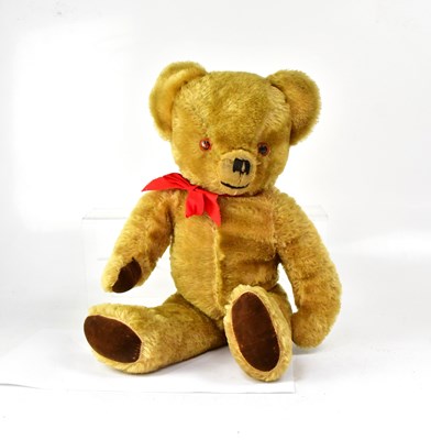 Lot 422 - DEANS RAGBOOK; a large vintage blonde teddy...