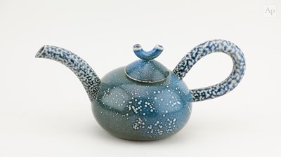 Lot 701 - WALTER KEELER (born 1942); a salt glazed...