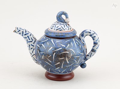 Lot 463 - MORGEN HALL (1960-2016); a tin-glazed...