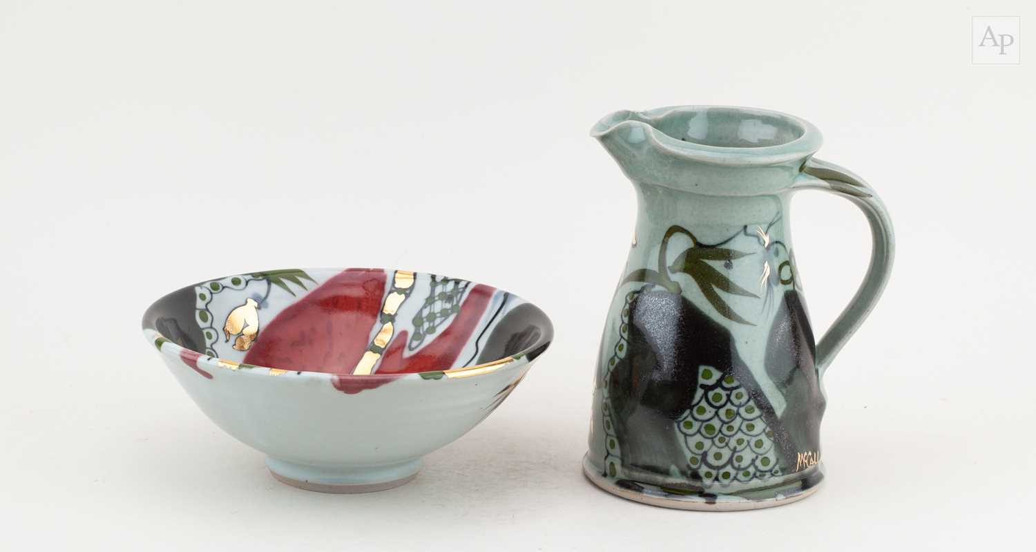Lot 36 - ARCHIE McCALL (born 1951); a stoneware bowl...