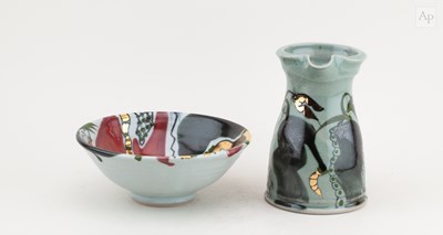 Lot 36 - ARCHIE McCALL (born 1951); a stoneware bowl...