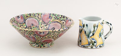 Lot 147 - CLIVE DAVIES (born 1939); a stoneware bowl...