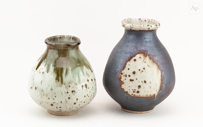 Lot 60 - BARBARA CASS (1921-1992); a faceted stoneware...