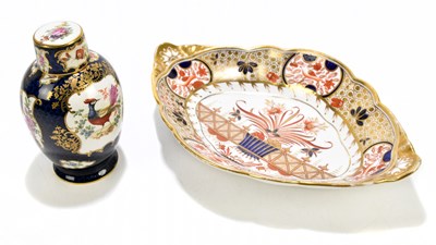 Lot 630 - SPODE; a 19th century dessert bowl, with...