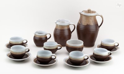Lot 397 - MARIANNE DE TREY (1913-2016); a stoneware...