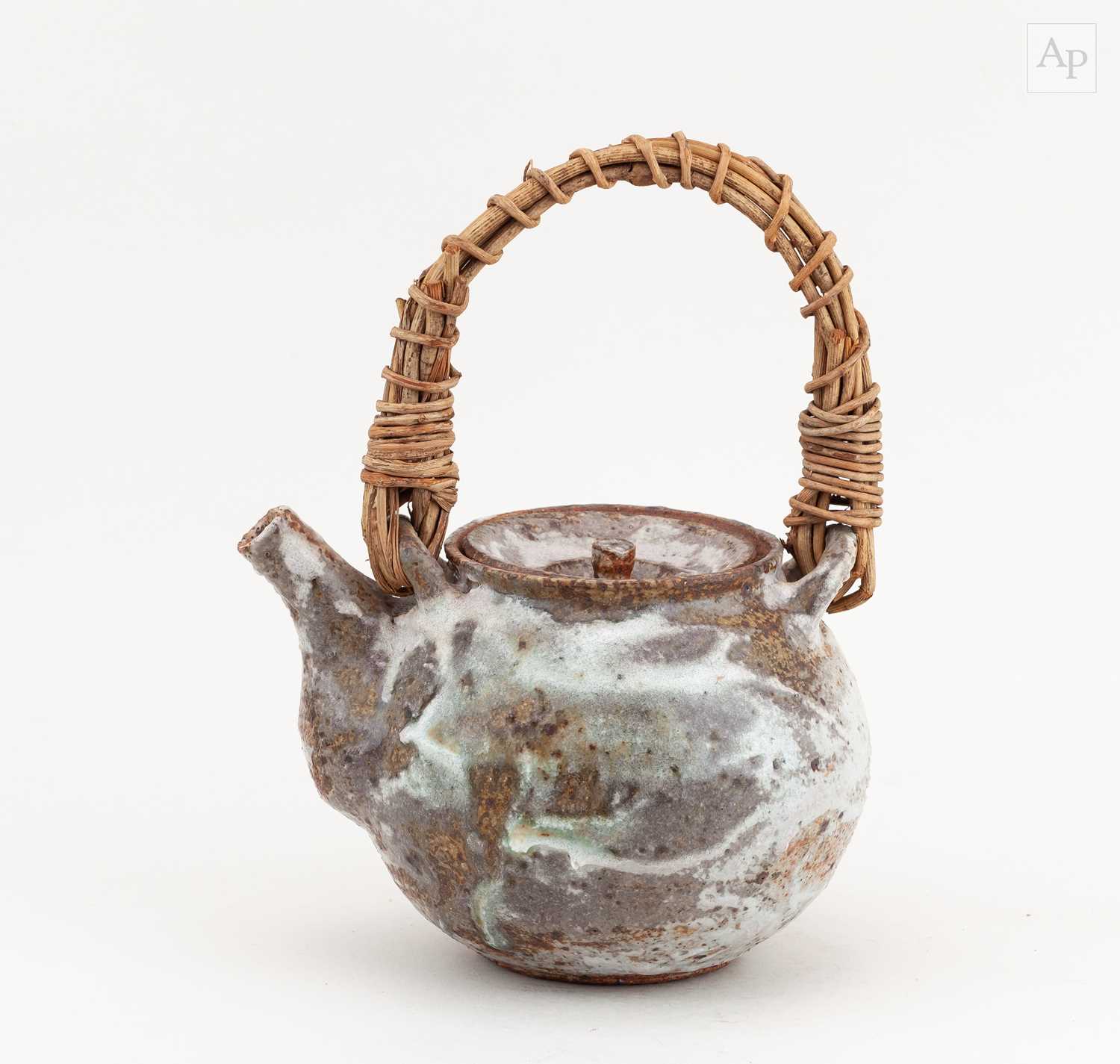 Lot 11 - AKIKO HIRAI (born 1970); a stoneware teapot...