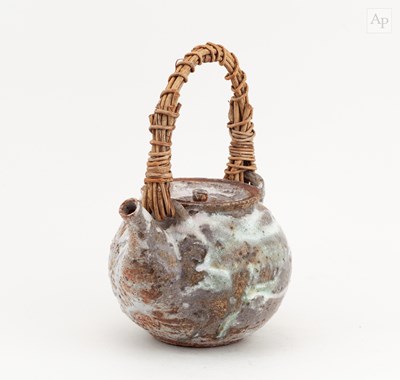 Lot 11 - AKIKO HIRAI (born 1970); a stoneware teapot...