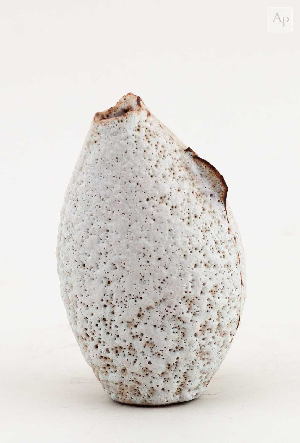 Lot 10 - AKIKO HIRAI (born 1970); a stoneware seed pod...