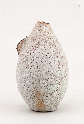 Lot 10 - AKIKO HIRAI (born 1970); a stoneware seed pod...