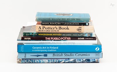 Lot 746 - A collection of books on studio ceramics (9).