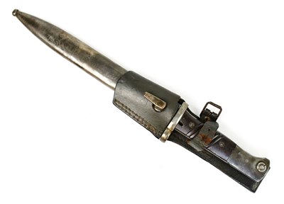Lot 864 - A WWII German Mk I S84/98 knife bayonet for a...