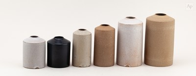 Lot 461 - MIZUYO YAMASHITA; a group of six stoneware...