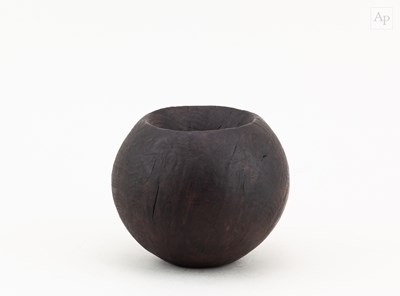 Lot 752 - JIM PARTRIDGE (born 1953); a scorched oak bowl,...