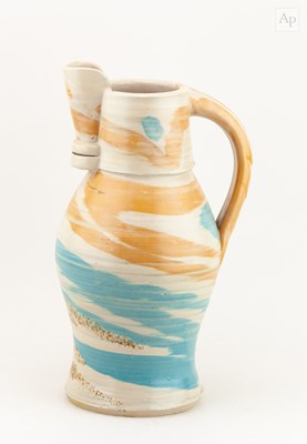 Lot 273 - JACK DOHERTY (born 1948); a tall stoneware jug...