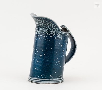 Lot 698 - WALTER KEELER (born 1942); a salt glazed jug,...