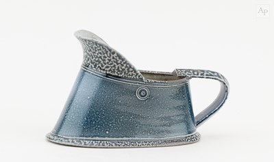 Lot 696 - WALTER KEELER (born 1942); a salt glazed jug,...