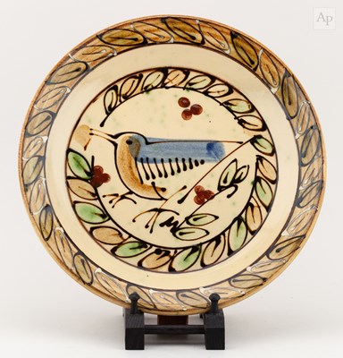 Lot 481 - NIEK HOOGLAND (born 1953); a slipware platter...