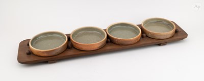 Lot 74 - Leach Pottery & ROBIN NANCE (1907-1990); a set...