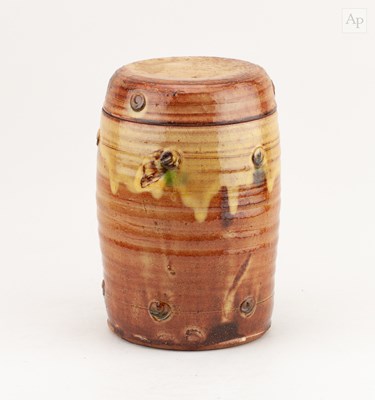 Lot 138 - CLIVE BOWEN (born 1943); a cylindrical...