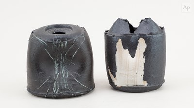 Lot 160 - DAN KELLY (born 1953); an oval stoneware...