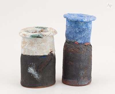 Lot 574 - ROBIN WELCH (1936-2019); a cylindrical...