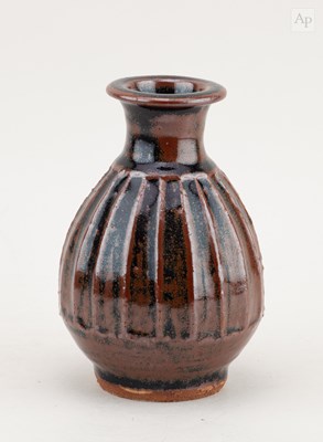 Lot 296 - JIM MALONE (born 1946); a fluted stoneware...