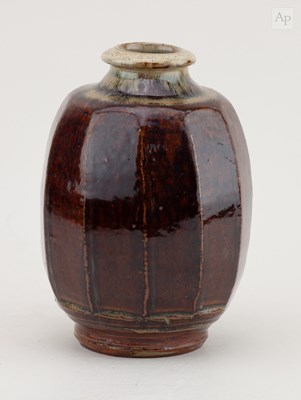 Lot 439 - MIKE DODD (born 1943); a faceted stoneware...