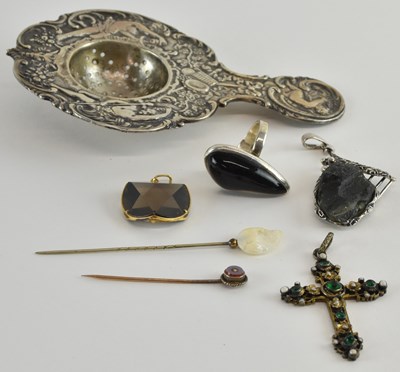 Lot 1351 - B MULLER & SON; an Edward VII hallmarked...