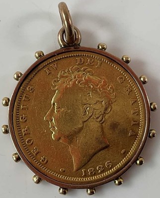 Lot 595 - A George IV full sovereign, 1826, in yellow...