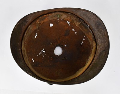 Lot 504 - A war relic Pickelhaube, lacking front plate,...