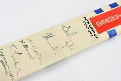 Lot 1709 - A signed cricket bat, signed by Gray Nicolls,...