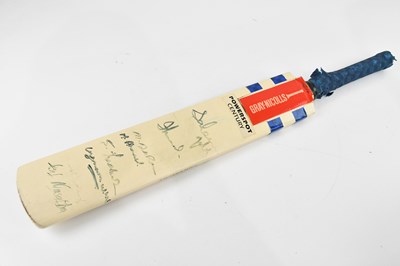 Lot 1709 - A signed cricket bat, signed by Gray Nicolls,...