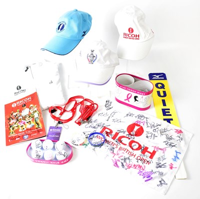 Lot 572 - GOLF; a collection of memorabilia from the...