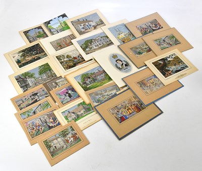 Lot 1406 - A collection of Macclesfield silk including ...