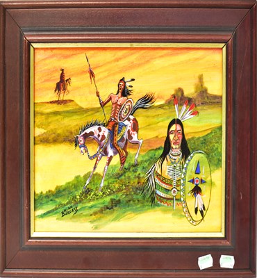 Lot 441A - BRIAN BURGESS (British, 20th century); oil on...