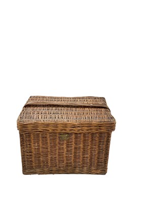 Lot 307 - SIRRAM; an early 20th century wicker picnic...